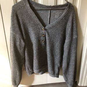 Grey Sweater Shirt